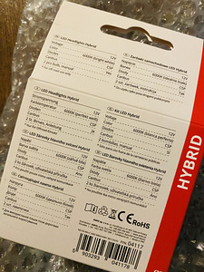 LED 2tk HB3 HIR1 H10 6000K 60W 12V 04117-AMIO (2 foto / 2)