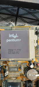 Intel pentium A80502133 + SL-586V emaplaat (2 foto / 6)