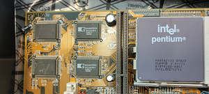 Intel pentium A80502133 + SL-586V emaplaat (3 foto / 6)