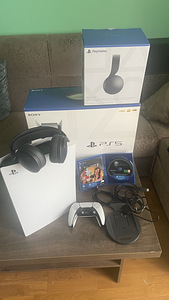 Sony PlayStation 5+2 game disk+psp remote (2 foto / 3)