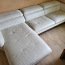 Белый кожаный диван (фото #1)