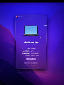 Apple Macbook Pro 13 M1 2020, 8GB/512GB (2 foto / 4)