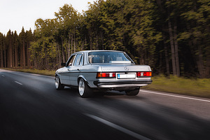 Rentida klassikaline Mercedes w123 tähtpäevadeks / pulmadeks (6 foto / 9)