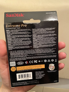 CF SanDisk 128gb ekstreemne foto mälukaart (2 foto / 2)