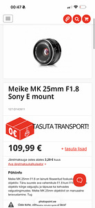 Meike MK 25mm F1.8 Sony E mount (2 foto / 2)