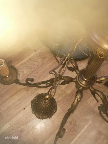 Старинный потолочный светильник из Италии, 6 лампочек (фото #4)