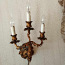 2 старинных настенных светильника в стиле Короля-Солнца Людо (фото #2)