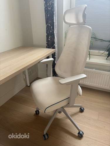 IKEA MATCHPEL kontoritool – 2 tk, valge, ergonoomi