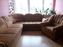 Раскладной диван и кресла