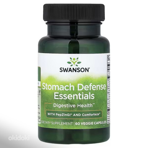 Swanson Stomach Defense Essentials toidulisand 60 kapslit