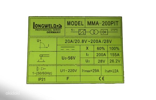 Сварочный аппарат LONGWELD MMA-200PIT (фото #4)