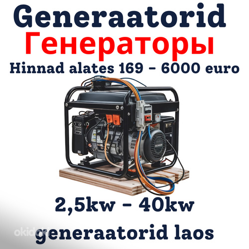 Generaatorid igaks vajaduseks, samuti mitmesugused aiatehnik