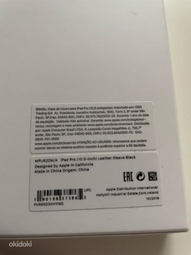 Чехол Apple iPad Pro 10.5 Leather Sleeve Black (фото #3)