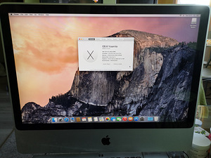 iMac 24" Intel 3.06GHz,4GB Ram,320GB,GeForce 8800GS (1 foto / 4)