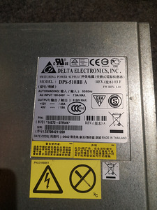 Toiteplokk Delta DPS-510BB A 515W (5 foto / 10)