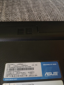 Asus X55A B820, 4GB,120SSD (2 foto / 5)