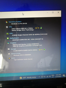 Asus X55A B820, 4GB,120SSD (5 foto / 5)