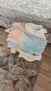 Käsitsi valmistatud Geode epoksilaud (3 foto / 6)