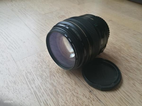 Canon EF 85mm F1.8 USM + UV фильтр Practica (фото #1)