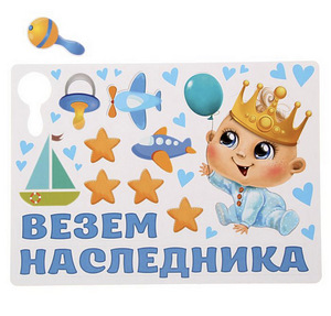 Магниты на машину на выписку (2 фото из 2)