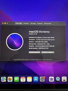 MacBook Pro 13 дюймов 2015 (2 фото из 6)
