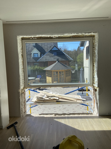 Деревянное алюминиевое окно (фото #1)