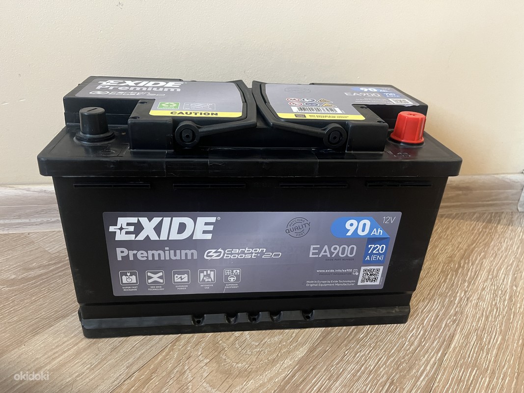 Новый аккумулятор Exide Premium 90Ah - Tallinn - Для автомобилей ...