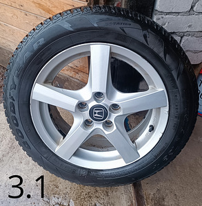 Литые диски Honda + MS(GoodYear)205/60R16 (4 фото из 9)