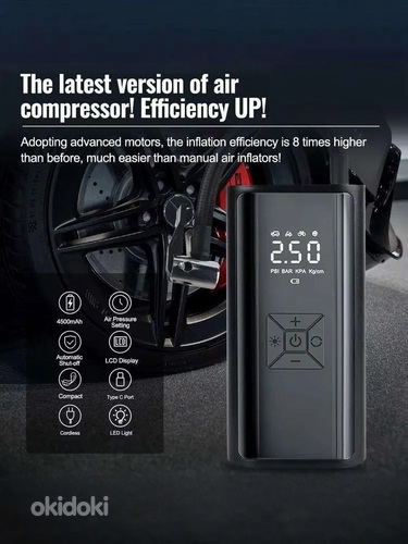 Portable Air rehvi Pump Compressor
