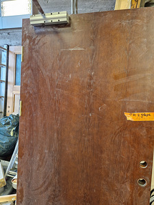 Müüa puidust uks, naturaalne kirsspoon 900 x 2050