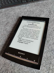 Elektrooniline lugeja / E-Raamatu / E-luger Sony prts1 (1 foto / 1)