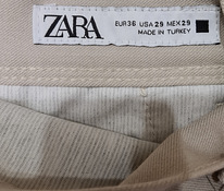 Zara beežid püksid,Zara бежевые брюки