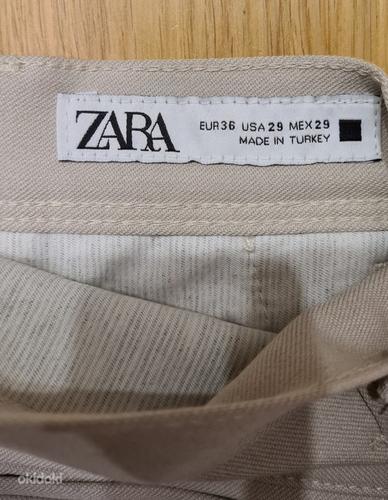 Zara beežid püksid,Zara бежевые брюки (фото #1)