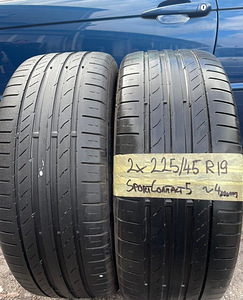 225/45/R19 Continental SportContact5 4mm 2tk=25€ kasutatud (3 foto / 3)