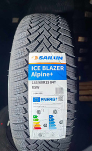 185/60/15 Sailun Ice Blazer Alpine+ 84t lamellrehvid (1 foto / 1)