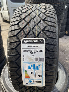 215/45/17 Continental Vikingcontact7 91t lamellrehvid (1 foto / 1)