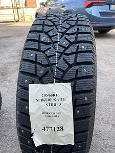 205/60/16 Bridgestone Spike02 92t naastrehvid (1 foto / 1)
