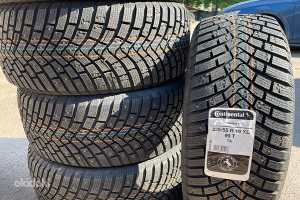 225/55/16 Continental Icecontact2 99t xl 135