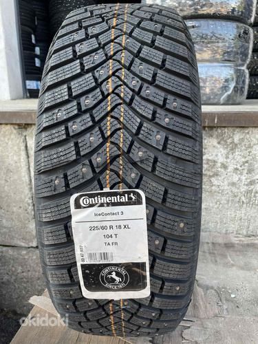 225/60/18 continental icecontact3 104t naastrehvid