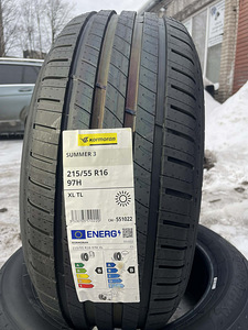 215/55R16 Kormoran Summer3 97H Suverehvid (1 foto / 1)