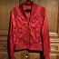 Uus kandmata punane bomber jacket (foto #1)