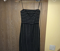 НОВИНКА (с лейблами) платье в черную полоску на подкладке