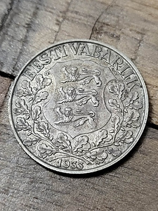 Eesti hõbemünt 1933 1 kroon Laulupidu EW (3 foto / 5)