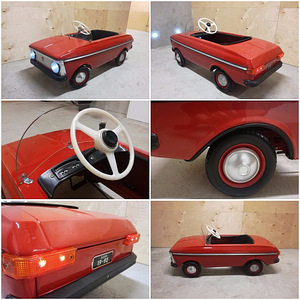 Moskvich plekist laste pedaalauto AZLK 1992 - taastatud (5 foto / 10)
