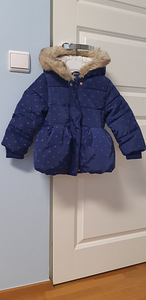 Зимняя куртка для девочек Mothercare, размер 86-92