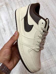 Nike кроссовки Air Jordan Low Brown White (1 фото из 5)