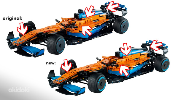 Lego Technic 42141 McLaren Formula 1 1st Version Лего Техник (фото #10)