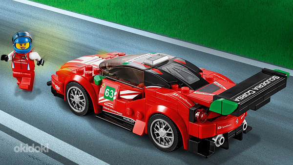 Lego 75886 Speed Champions Ferrari 488 GT3 Лего Феррари (фото #7)