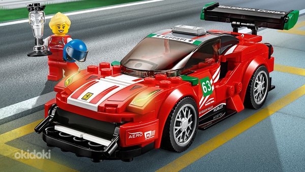 Lego 75886 Speed Champions Ferrari 488 GT3 Лего Феррари (фото #9)