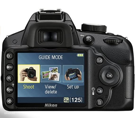 Peegelkaamera Nikon D3200 ja objektiiv AF-S Nikkor 18-105 (foto #3)